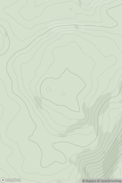 Thumbnail image for Cnoc Scammadale showing contour plot for surrounding peak