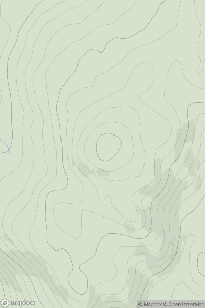 Thumbnail image for Creag nan Sgeith showing contour plot for surrounding peak
