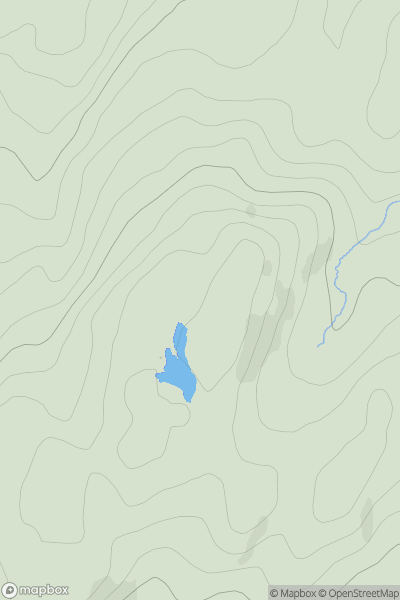 Thumbnail image for Cruach an Tailleir showing contour plot for surrounding peak