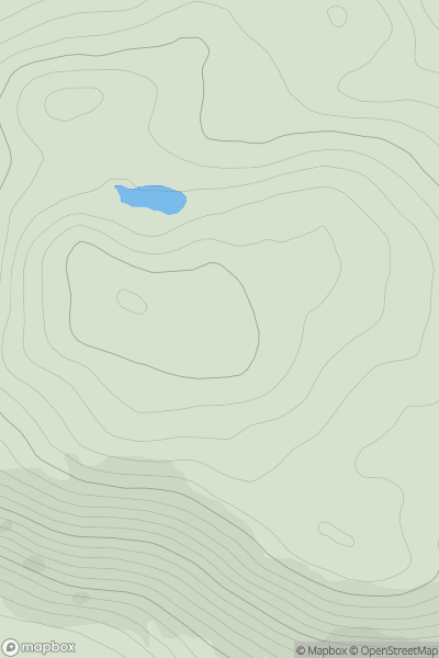 Thumbnail image for Breac-Bheinn (old GR) showing contour plot for surrounding peak