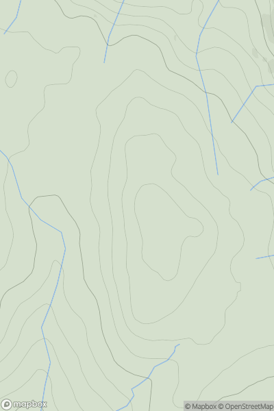 Thumbnail image for Guallan Mhor showing contour plot for surrounding peak
