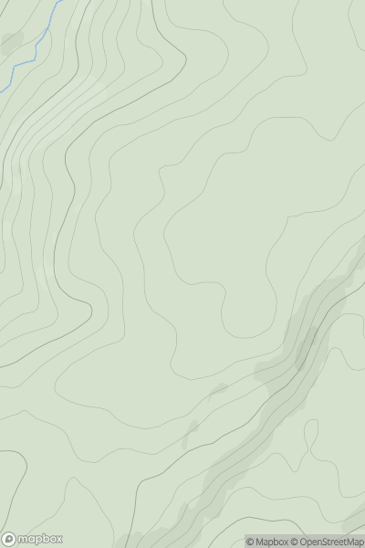 Thumbnail image for Monadh Meadhonach showing contour plot for surrounding peak