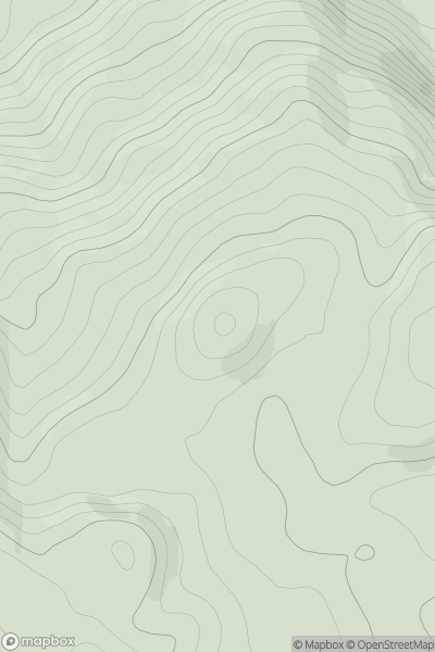 Thumbnail image for Cnoc Tarsuinn showing contour plot for surrounding peak