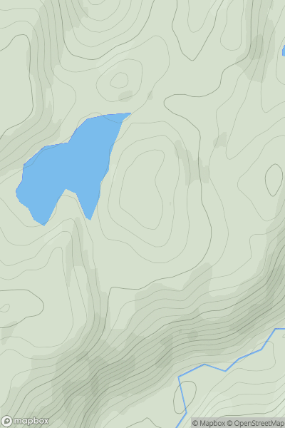 Thumbnail image for Cnoc Loch an Daimh showing contour plot for surrounding peak