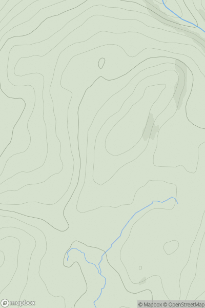 Thumbnail image for Cnoc Ghreum showing contour plot for surrounding peak