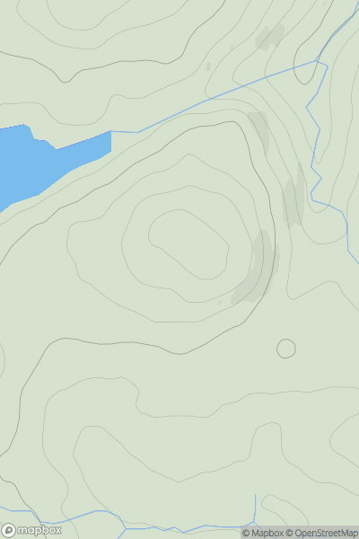 Thumbnail image for Cnoc Eoghainn showing contour plot for surrounding peak