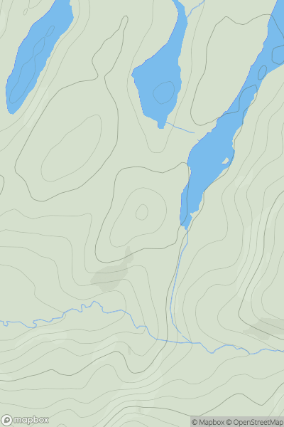 Thumbnail image for Torr Eanachair showing contour plot for surrounding peak