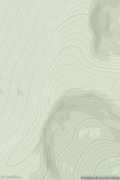 Thumbnail image for Ben Wyvis - Glas Leathad Mor showing contour plot for surrounding peak