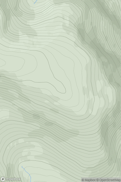 Thumbnail image for An t-Socach showing contour plot for surrounding peak