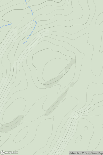 Thumbnail image for Gabhalach showing contour plot for surrounding peak