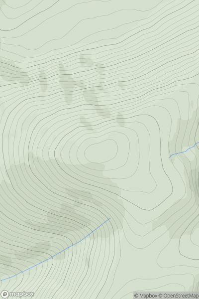 Thumbnail image for Tom a' Choinnich showing contour plot for surrounding peak