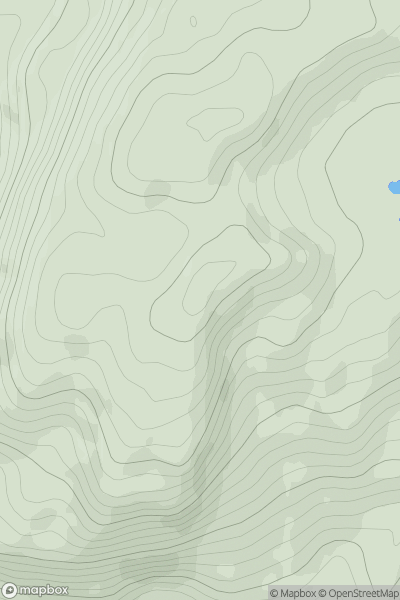 Thumbnail image for Druim an Fhaillich showing contour plot for surrounding peak