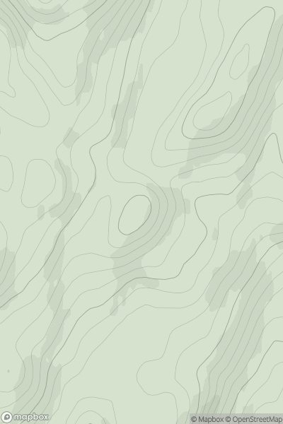 Thumbnail image for Cruach nan Dearc showing contour plot for surrounding peak