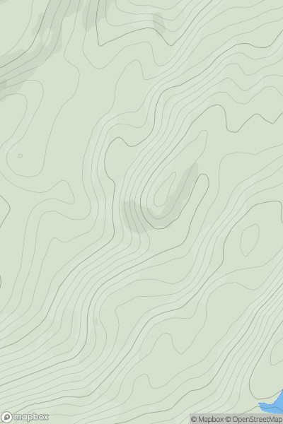 Thumbnail image for Cnoc Bealach Salach nan Airm showing contour plot for surrounding peak