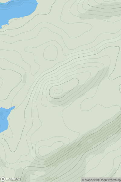 Thumbnail image for Fiargall showing contour plot for surrounding peak