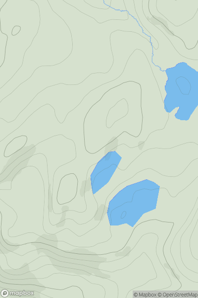 Thumbnail image for Meall Mhic Imhir showing contour plot for surrounding peak