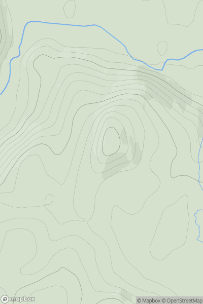 Thumbnail image for Eleraig showing contour plot for surrounding peak