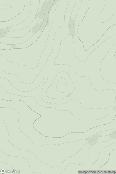 Thumbnail image for Cnoc nam Muc showing contour plot for surrounding peak