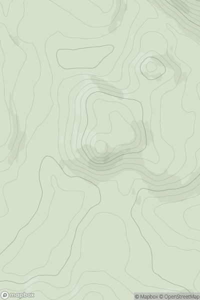Thumbnail image for Dun Chonallaich showing contour plot for surrounding peak