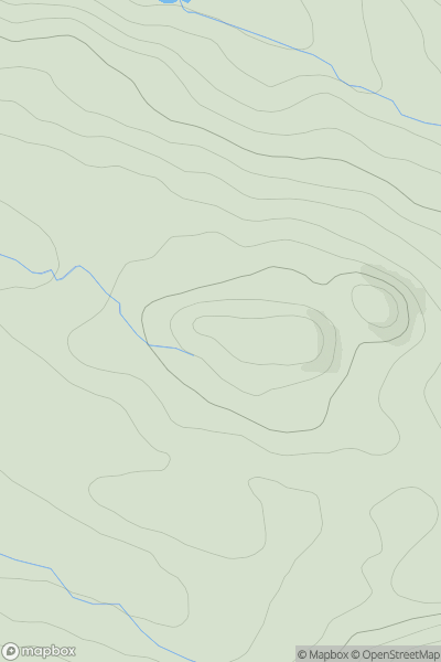 Thumbnail image for Skerry Fell Fad showing contour plot for surrounding peak