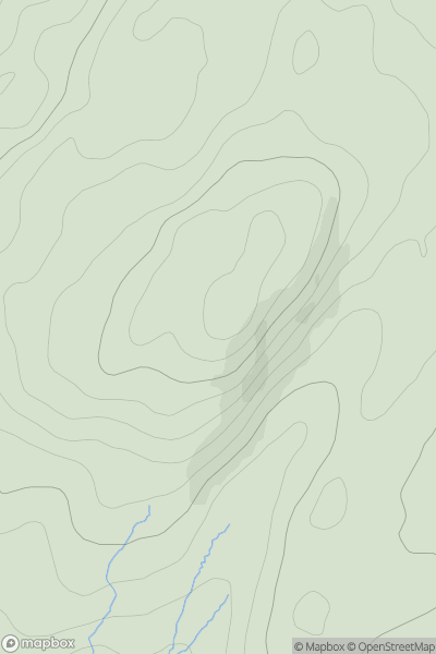 Thumbnail image for Cnoc a' Phrop showing contour plot for surrounding peak