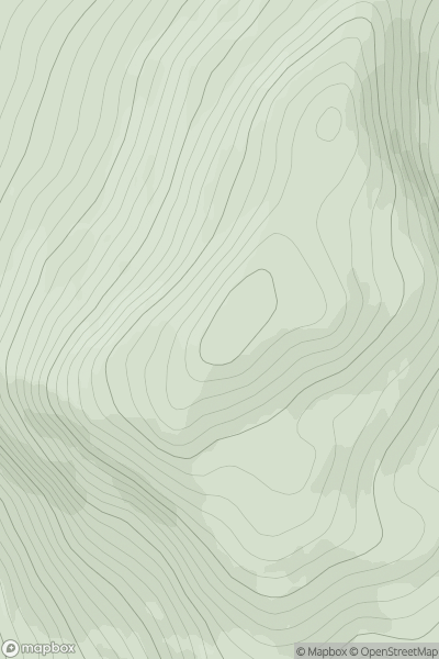 Thumbnail image for Little Wyvis showing contour plot for surrounding peak