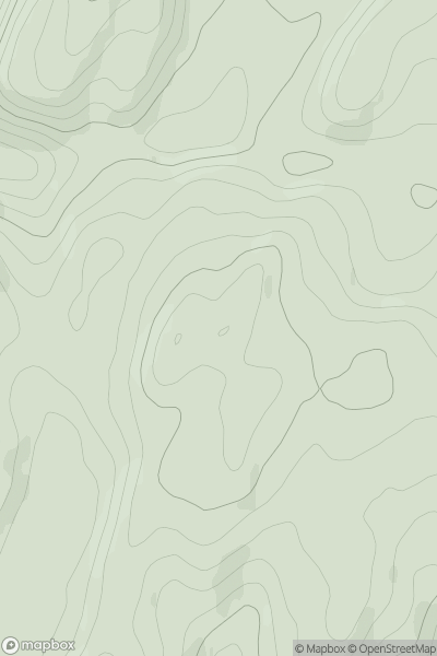 Thumbnail image for Creag Madaidh Mor showing contour plot for surrounding peak