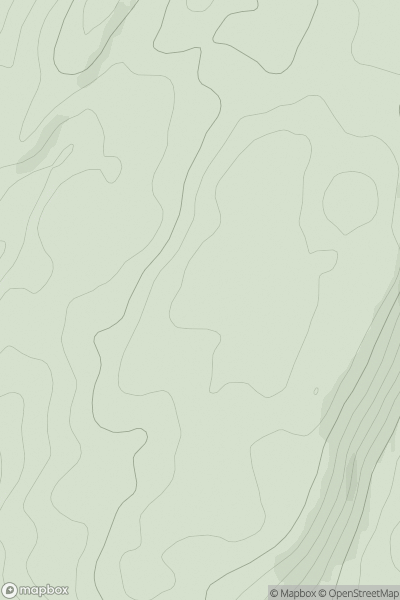 Thumbnail image for Cruach an Earbaige showing contour plot for surrounding peak