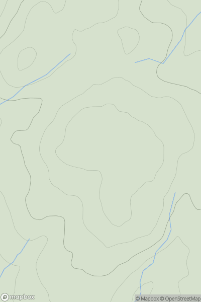 Thumbnail image for Cnoc Laoighscan showing contour plot for surrounding peak