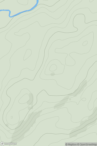 Thumbnail image for Tom a' Churaidh showing contour plot for surrounding peak
