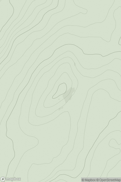 Thumbnail image for Cruach na Meala showing contour plot for surrounding peak