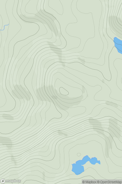 Thumbnail image for Barr Beithe showing contour plot for surrounding peak