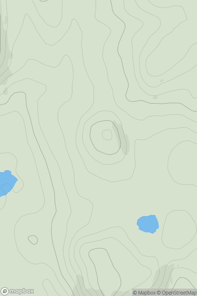 Thumbnail image for Cnoc Tighnabruaich showing contour plot for surrounding peak