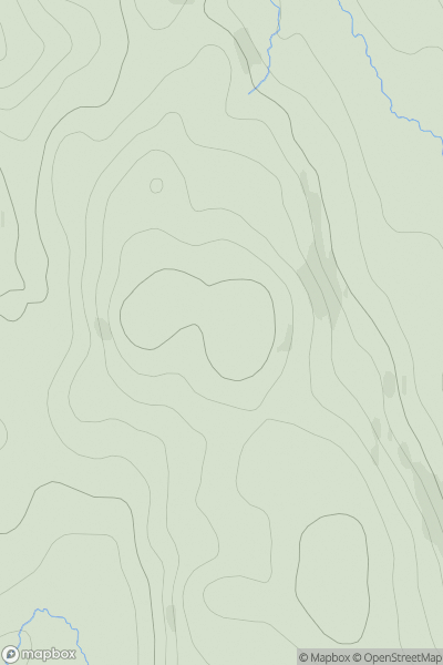 Thumbnail image for Badlia Hill showing contour plot for surrounding peak