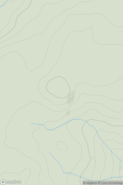 Thumbnail image for Cnoc Creagach showing contour plot for surrounding peak