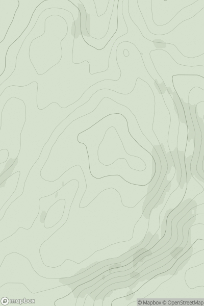 Thumbnail image for Barr Sailleach showing contour plot for surrounding peak