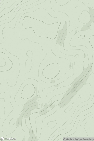 Thumbnail image for Creag Loisgte East Top showing contour plot for surrounding peak