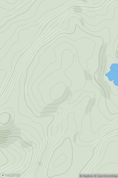 Thumbnail image for Cnoc na Culaige showing contour plot for surrounding peak