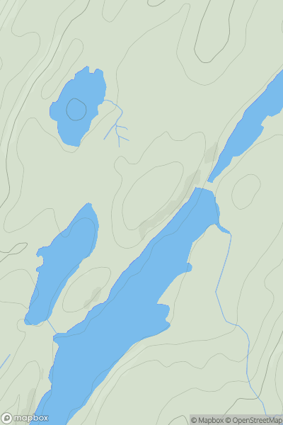 Thumbnail image for Cnoc Loch na Bric showing contour plot for surrounding peak