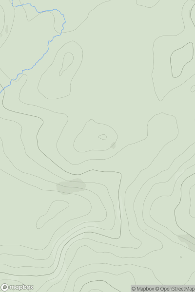Thumbnail image for Cnoc an Amais showing contour plot for surrounding peak