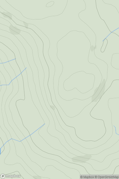 Thumbnail image for Cruach na Casaich showing contour plot for surrounding peak