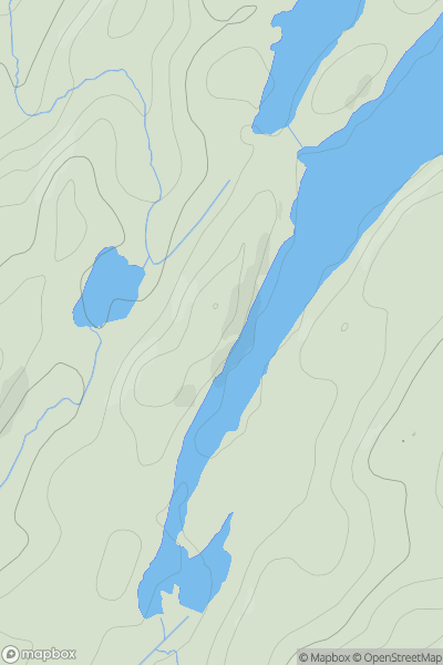 Thumbnail image for Cnoc Loch an Add showing contour plot for surrounding peak