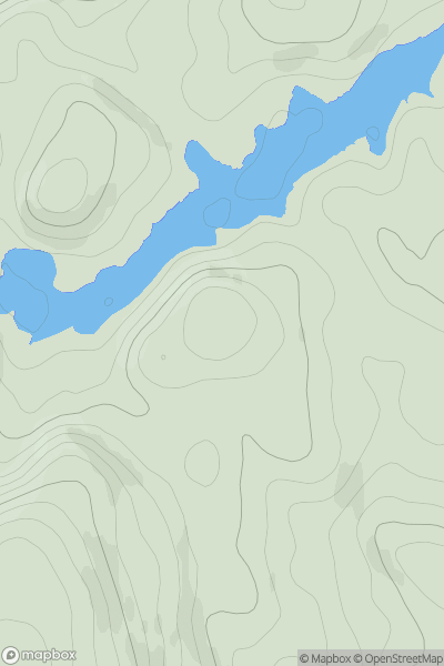 Thumbnail image for Cnoc Cologin showing contour plot for surrounding peak