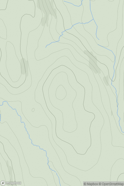 Thumbnail image for Sight Hill showing contour plot for surrounding peak