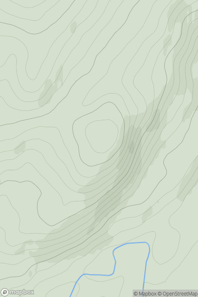 Thumbnail image for Cnoc Dalchenna showing contour plot for surrounding peak