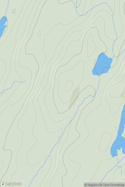 Thumbnail image for Cnoc McKay showing contour plot for surrounding peak