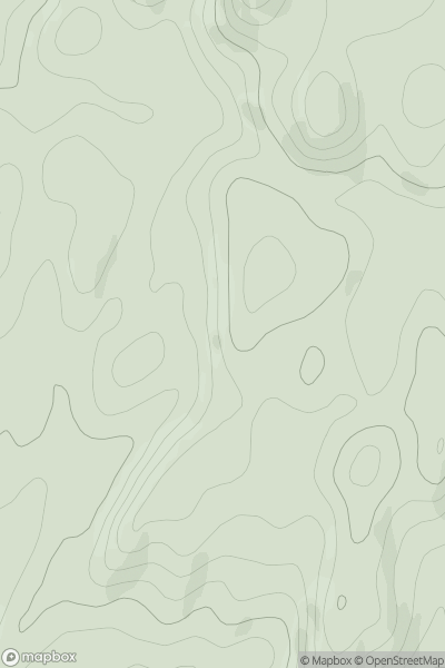 Thumbnail image for Cnoc Loch Michean showing contour plot for surrounding peak