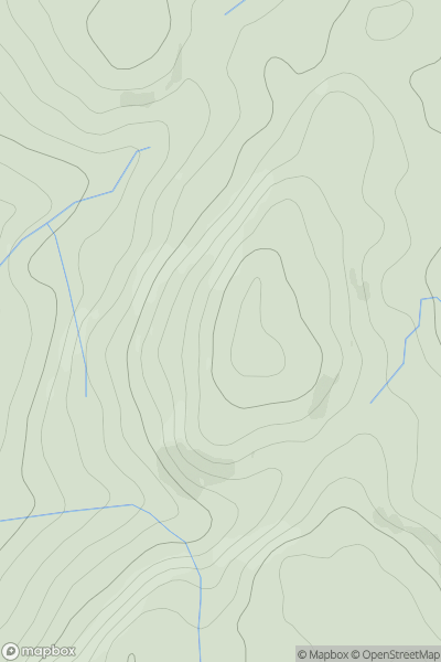 Thumbnail image for Kirnashie Hill showing contour plot for surrounding peak