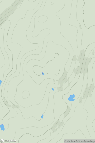 Thumbnail image for Barran an Fhraoich showing contour plot for surrounding peak