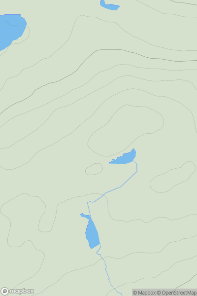 Thumbnail image for Hill of Nigg (old GR) showing contour plot for surrounding peak